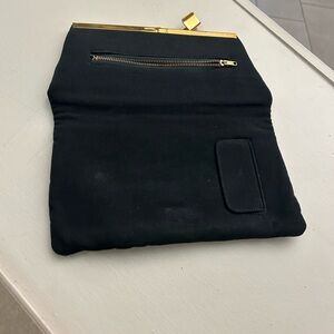 Bag Elegant Black Men's Bag with Gold Trim-unisex-Peck And Peck 5th ave New York